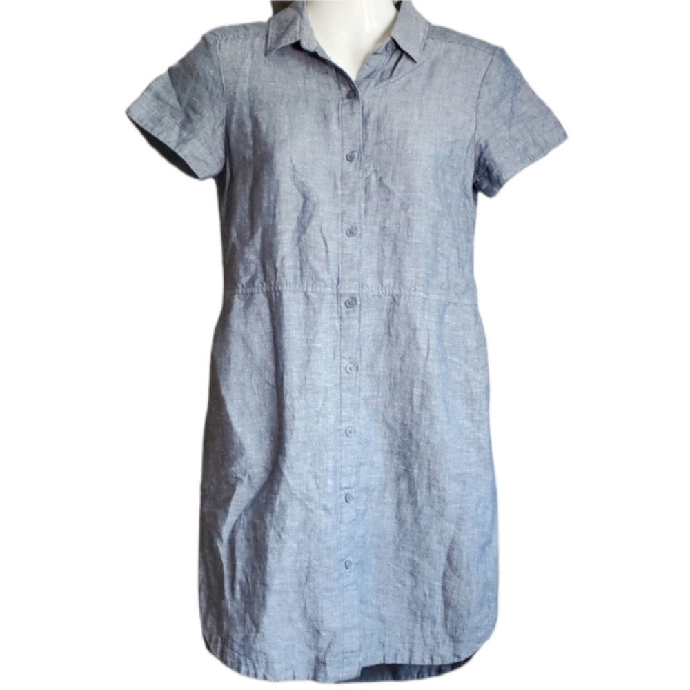 BANANA REPUBLIC chambray shirt dress 0P